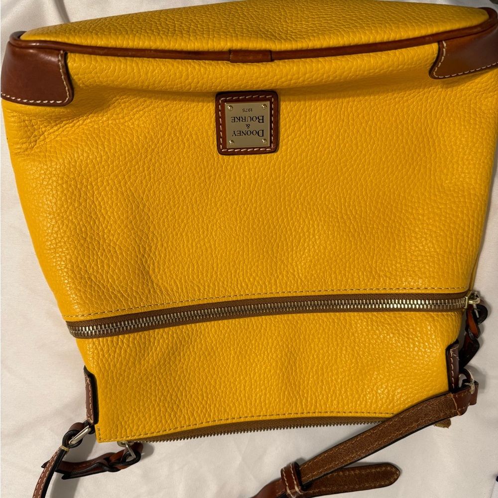 Used Yellow Dooney Crossbody